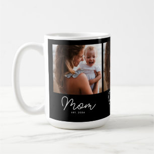 Caneca De Café Mãe Estabelecida Roteiro Preto 3 Foto