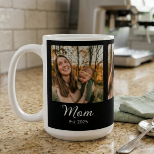 Caneca De Café Mãe Estabelecida Roteiro Preto 3 Foto