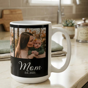 Caneca De Café Mãe Estabelecida Roteiro Preto 3 Foto
