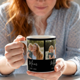 Caneca De Café Mãe Estabelecida Roteiro Preto 3 Foto