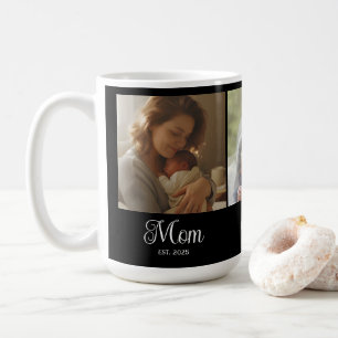 Caneca De Café Mãe Estabelecida Roteiro Preto 3 Foto