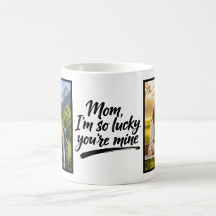 Caneca De Café Mãe Eu Sou Tão Sortudo Por Você Ser Minha Brush Sc