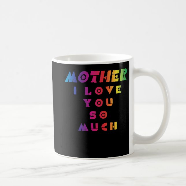 Caneca De Café Mãe Eu Te Amo Tanto (Direita)