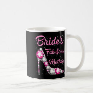 Caneca De Café Mãe fabulosa da noiva casamento feliz casar vintag