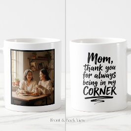 Caneca De Café Mãe Fácil 1 Foto Citação No Meu Canto Moderno