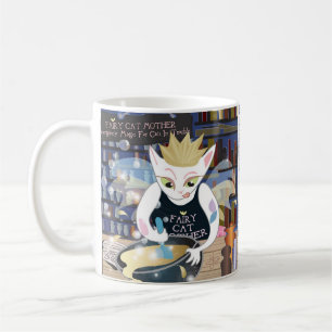 Caneca De Café Mãe feericamente do gato (dos desenhos animados d