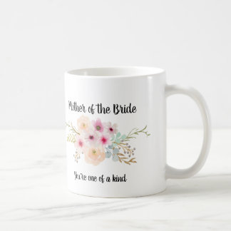 Caneca De Café MÃE FLORÍFICA DE Watercolor do BRIDE Bridal Party