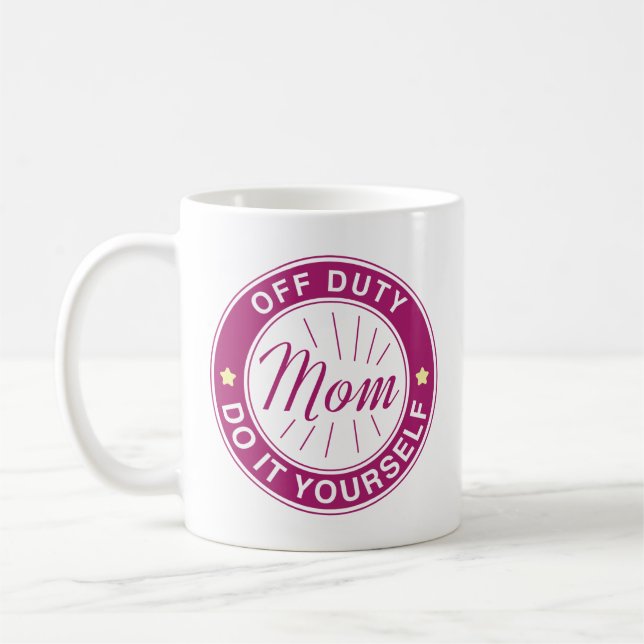 Caneca De Café Mãe Fora de Serviço (Esquerda)