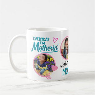 Caneca De Café MÃE FUNNA COTA MUG de fotos - Tendência divertid