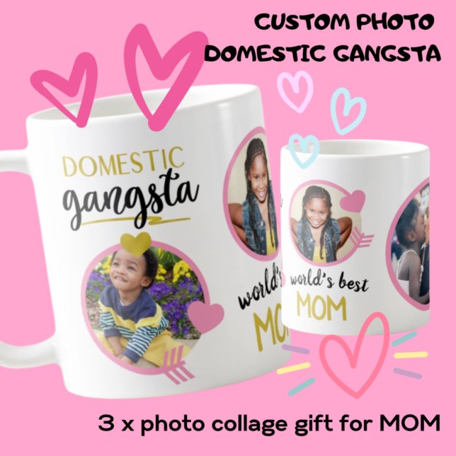 Caneca De Café MÃE FUNNA COTA MUG de fotos - Tendência divertida (Criador carregado)