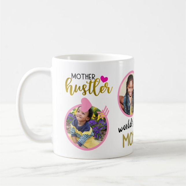 Caneca De Café MÃE FUNNA COTA MUG de fotos - Tendência divertida (Esquerda)