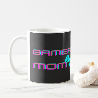 Caneca De Café Mãe Gamer Neon Retro