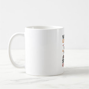 Caneca De Café Mãe Gata de Halloween Design Vintage Witchy Amante