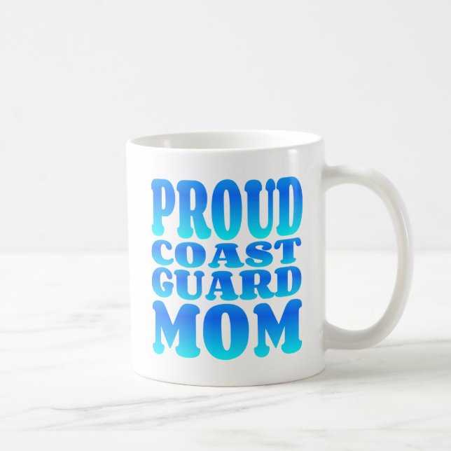 Caneca De Café Mãe Guarda da Costa Orgulhosa (Direita)