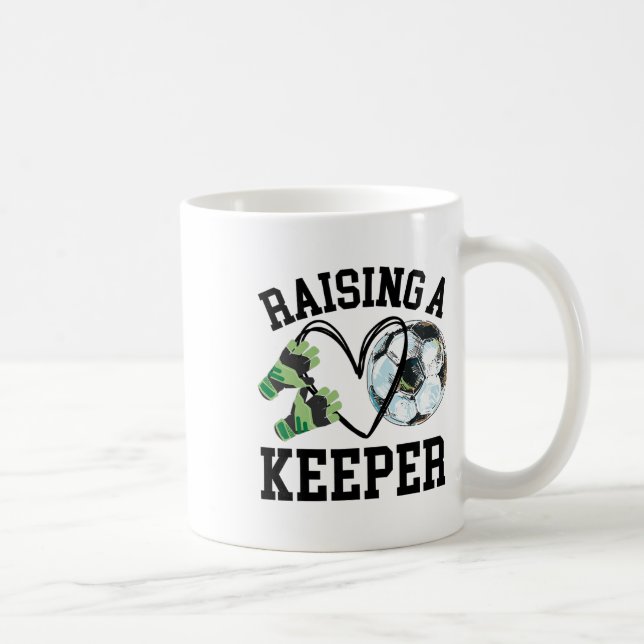 Caneca De Café Mãe Guardiã, Mãe de Futebol de Goleiro, Criando um (Direita)