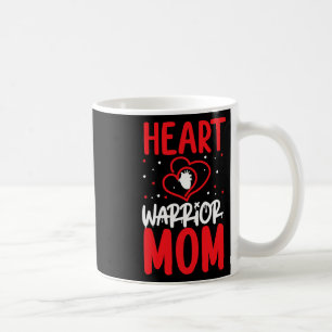 Caneca De Café Mãe Guerreira do Coração Conscientização sobre Doe