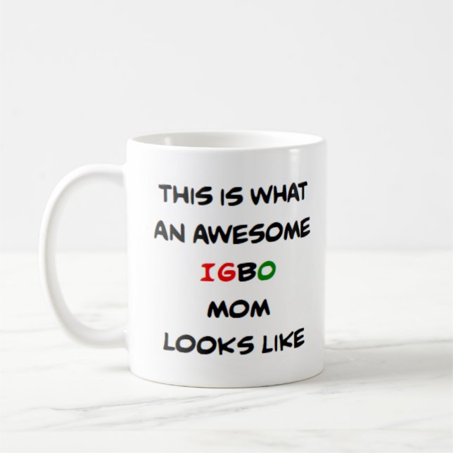 Caneca De Café mãe igbo, incrível (Esquerda)