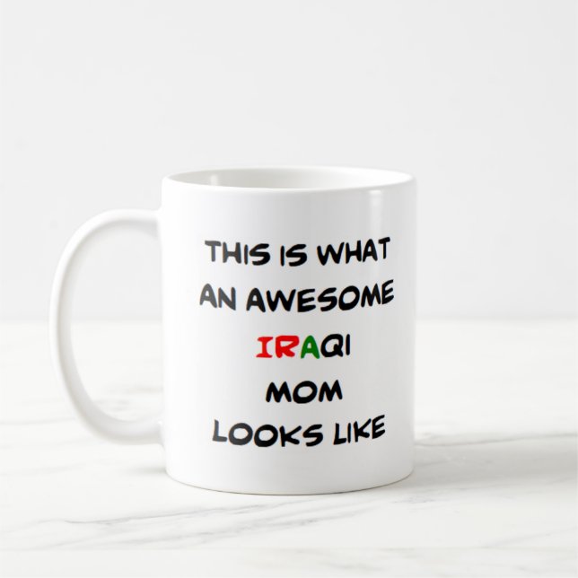 Caneca De Café mãe iraquiana, incrível (Esquerda)