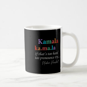 Caneca De Café Mãe La Kamala Harris Definição Senhora Presidente