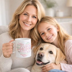 Caneca De Café Mãe mãe arte de coração