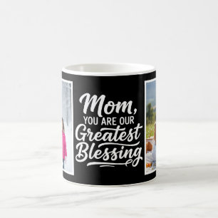 Caneca De Café Mãe Maior Bênção Pincel Roteiro 2 Foto Preto