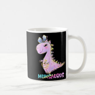 Caneca De Café Mãe menina dinossauro família combinando aniversár