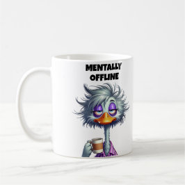 Caneca De Café Mãe Mentalmente Desconectada