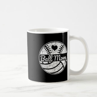 Caneca De Café Mãe Metade Vender Macio Metade Volei Coração de Mã