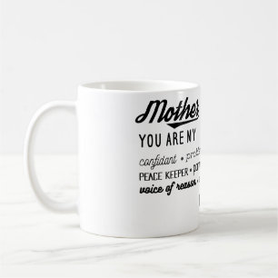 Caneca De Café Mãe Minha Melhor Amiga Confiante