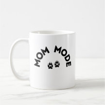 Mãe Mode Mug - Edição de Impressão de Pata