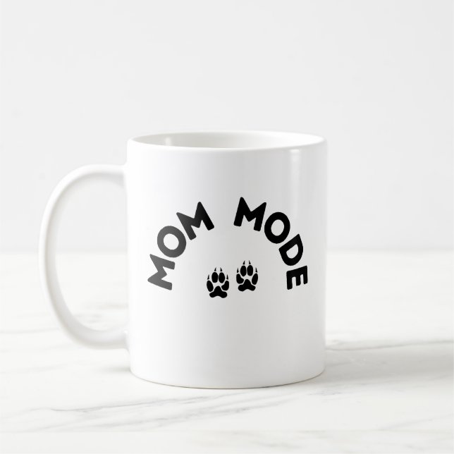 Caneca De Café Mãe Mode Mug - Edição de Impressão de Pata (Esquerda)
