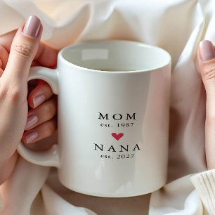 Caneca De Café Mãe Moderna   Ano De Nova Iorque Coffee Mug