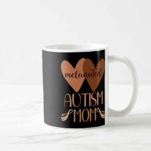 Caneca De Café Mãe Negra Autista De Filho Autista Crianças Mãe Au