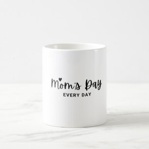 Caneca De Café Mãe Negra Moderna Todos os Dias