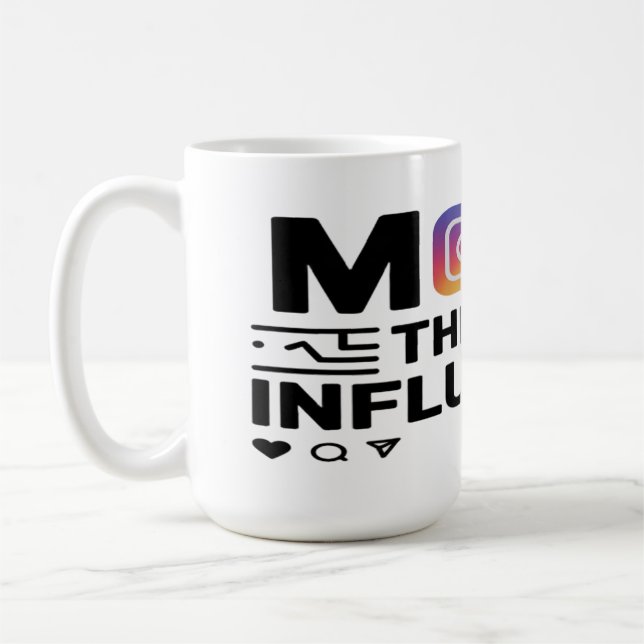 Caneca De Café Mãe: O Influenciador OG (Esquerda)