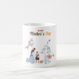 Caneca De Café "Mãe, o teu amor é o presente que mais gosto.