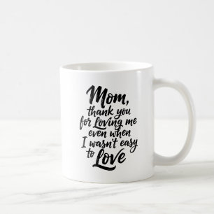Caneca De Café Mãe Obrigada Por Me Amar Escova Script 1 Foto