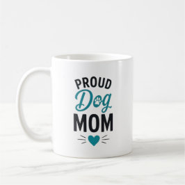 Caneca De Café Mãe Orgulhosa de Cachorro Amante de Cachorros Tipo
