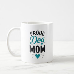 Caneca De Café Mãe Orgulhosa de Cachorro Amante de Cachorros Tipo