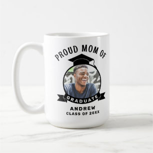 Caneca De Café Mãe Orgulhosa de Graduado