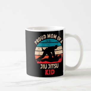 Caneca De Café Mãe Orgulhosa de Jiu Jitsu Arte Marcial BJJ Crianç
