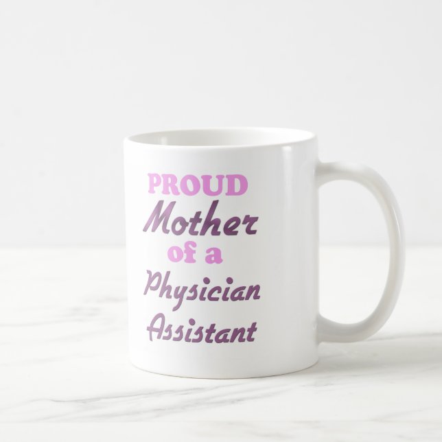 Caneca De Café Mãe orgulhosa de um assistente do médico (Direita)