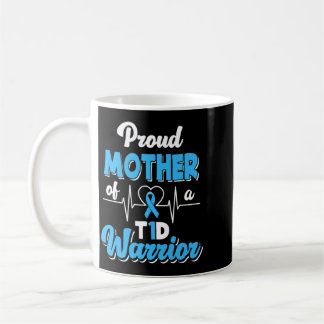 Caneca De Café Mãe Orgulhosa de um Guerreiro T1d Diabético Mascul