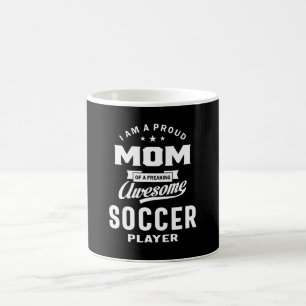 Caneca De Café Mãe Orgulhosa De Um Jogador De Futebol Incrível