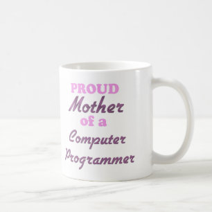 Caneca De Café Mãe orgulhosa de um programador de computador