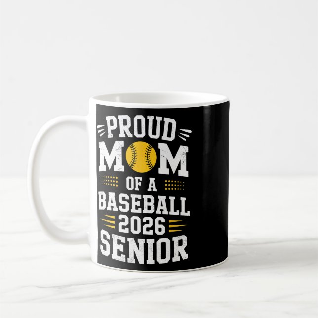 Caneca De Café Mãe Orgulhosa do Formando de 2026 (Esquerda)