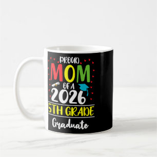 Caneca De Café Mãe Orgulhosa Engraçada De Um Graduado Da Turma De