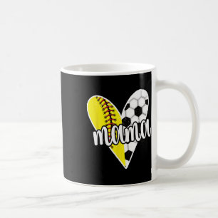 Caneca De Café Mãe Orgulhosa Jogadora de Futebol Softll Ll Mamãe