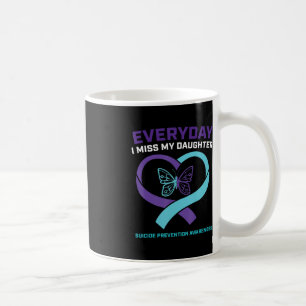 Caneca De Café Mãe Pai Senhorita Filha Suicida Prevenção de Consc