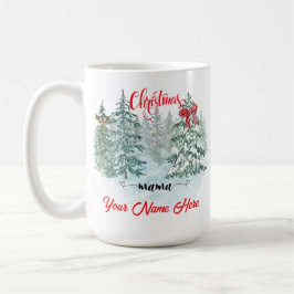 Caneca De Café Mãe Personalizada de Feriado de Natal Personalizad